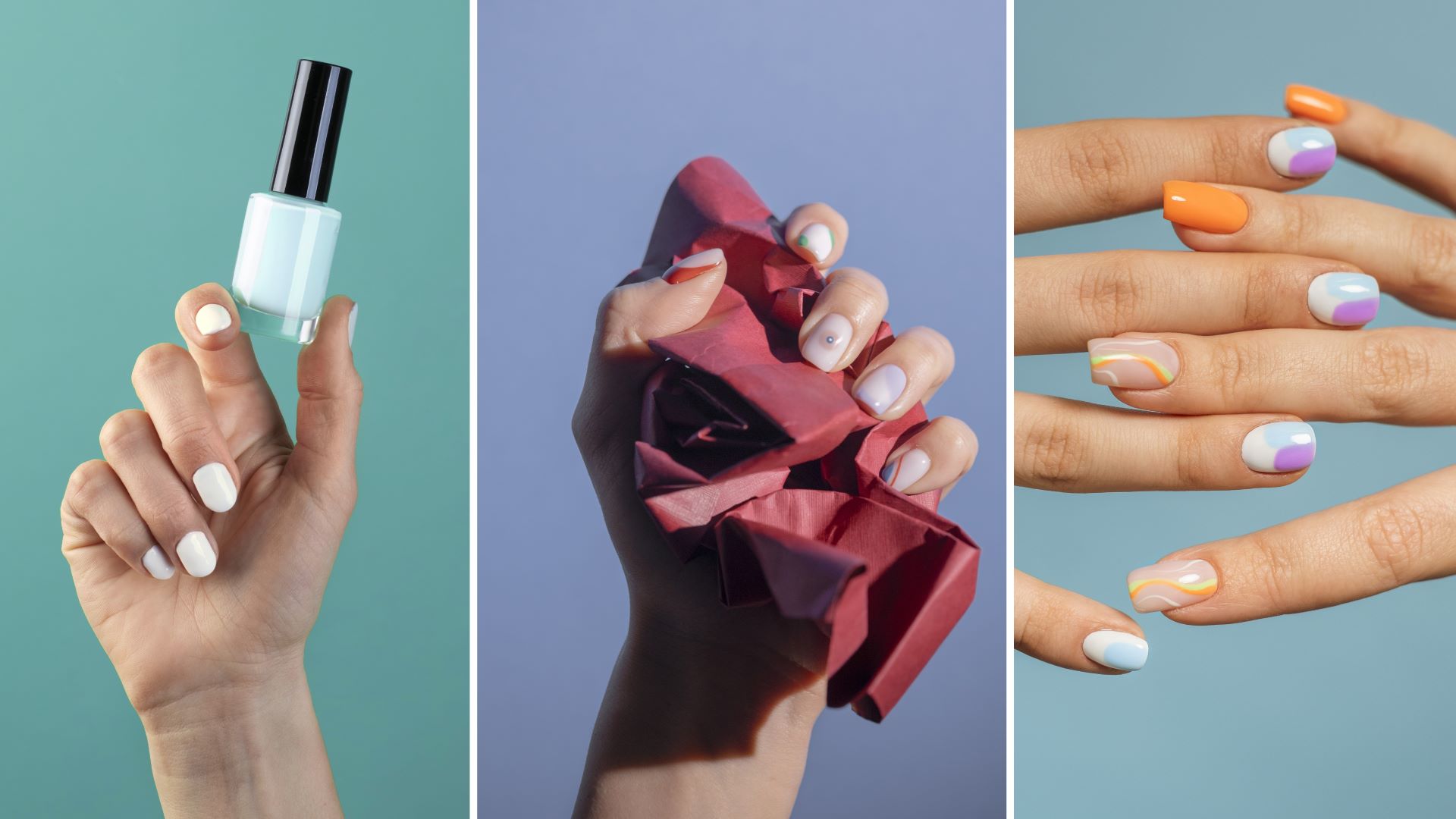 nagel french glitzer