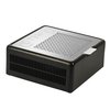 Tabletop dust collector for manicure TERI Turbo M black (silver mesh) - Фото №2
