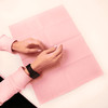 Disposable paper mats TUFI profi PREMIUM pink 40х32 сm 50 pcs (0104202) - Фото №2