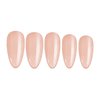 Soak-off gel tips TUFI profi  PREMIUM medium almond beige 240 pcs (195430) - Фото №1