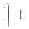Cutter for manicure TUFI profi PREMIUM diamond bud 892 257 027R 2.7 mm red notch - Фото №1