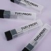 Cutter for manicure TUFI profi PREMIUM diamond cone hemispherical end 197 025R 2.5 mm red notch - Фото №4