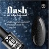 Топ PALU Top Coat No Wipe Flash Silver серебристый с шиммером 11 мл - Фото №2
