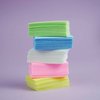Fusselfreie Tücher TUFI Profi PREMIUM gelb dicht 4x6 cm 70 Stück - Фото №4