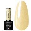 Лак для ногтей Claresa GLITTER 15 золотой гибридный с блеском, 5 г - Фото №1