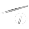 Eyelash tweezers STALEKS EXPERT 41 TYPE 10 (straight needle) - Фото №1