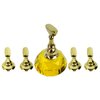 Magnetic tip stand STARLET 5 pcs gold - Фото №1
