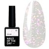 Base NAILSOFTHEDAY Potal №17 milky with multi-colored potal 10 ml - Фото №1