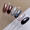 Nagelpeeling DARK Nr. 05 holografisches Silber 0,5 g - Фото №2