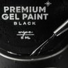 Гель-краска NAILSOFTHEDAY Premium gel paint Black wipe, 5 ml - Фото №2
