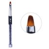 Pinsel für Gel und Acryl MollyLac schwarz rund, Borstenlänge 8 mm - Фото №1