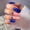 Gellack MAKEAR Diamond S41 tiefblau mit Glitzer 8 ml - Фото №2