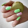 Gel polish MAKEAR Glow in Dark DG01 light green 8 ml - Фото №4