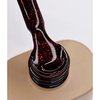 Gel polish DARK New collection 112 dark red with glitter 10 ml - Фото №2