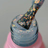 Gel polish Toki-Toki Unicorn UN06 translucent blue with glitter 5 ml - Фото №2