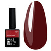NAILSOFTHEDAY Color top Vitrage 07 without sticky layer deep translucent burgundy 10 ml - Фото №1