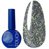 Touch Twinkle top 02 transparent with green glitter and reflective shimmer 13 ml - Фото №1