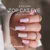 Топ для ногтей MakeAR Cat Eye Gold без липкого слоя 8 мл - Фото №2
