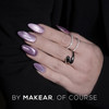 Makear MCL02 Katzenaugen-Gel-Nagellack, violett, reflektierend, 8 ml - Фото №4
