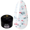 Crystal Base Color Joghurt Nr. 3, milchig mit schwarzen und roten Krümeln, 15 ml - Фото №1