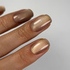 Gel polish DARK Cat Eye 14 beige-gold 6 ml - Фото №3