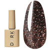 Gel polish DARK 163 red-brown with shimmer 6 ml - Фото №1