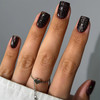 Gel polish DARK 164 brown with shimmer 6 ml - Фото №3