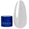 TOUCH Builder Gel Shine Mix 01 Weiß mit Glitzer 15 ml - Фото №1