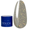 Gel for extensions TOUCH Builder gel Shine mix 06 beige with leaf 15 ml - Фото №1