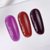 Gel-Nagellack NAILSOFTHEDAY Vitrage 03 Weinrotes Glas, 10 ml - Фото №6