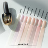 MAKEAR Nude Rubber Base NRB01 Weiß 8 ml - Фото №2