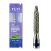 Manicure cutter TUFI profi Diamond Flame rounded blunt 10 mm × 2.3 mm Blue Notch (0328410) - Фото №1