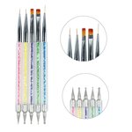 Set Pinsel und Punkte TUFI profi PREMIUM Art für Nägel 5 Stück