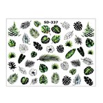 Wasserabziehbilder Crystaloff SD-337 Blätter