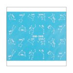 Wasserabziehbilder Crystaloff SW-268 Abstraktion