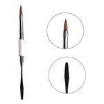 Brush Komilfo Double Metal Spatula/Acrylic 8 (Kolinsky) (2900000010673)