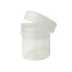Cosmetic jar YRE white 15 ml