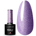Hybrid-Nagellack Claresa FULL GLITTER 6 lila mit Glanz 5 g