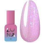 База LUNA Crystal №4 розовый с цветными дольками 13 мл (317-1258)