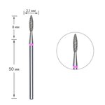Diamant Fräser-Bit  Flame 2,1mm Durchmesser