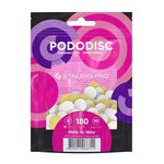 Replacement files white for pedicure disc on a soft base PODODISC STALEKS PRO S 180 grit (50 pcs)