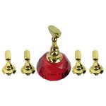 Magnetic tip stand STARLET 5 pcs red