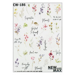 Slider design Crystaloff New Max cw-186 leaves, flowers
