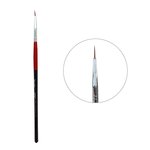 Кисточка для маникюра BLING 000 красно-черный