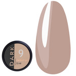 Гель для наращивания DARK Medium Gel №09  бежевый 15 мл
