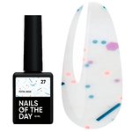 NAILSOFTHEDAY Potal Base Nr. 27 milchig mit mehrfarbigem