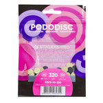 Replacement files on a soft base for pedicure disc PODODISC STALEKS PRO XS 320 grit (50 pcs)