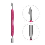 STALEKS Maniküre-Spatel mit Silikongriff UNIQ 10 TYP 3