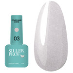 SILLER Cover Base Shine Nr. 3 hellviolett mit Glitzer 8 ml