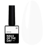 Gel NAILSOFTHEDAY Bottle gel 01 white, 10 ml